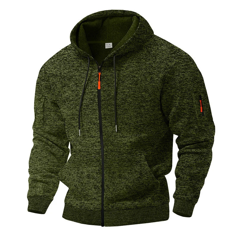 Stijnor™ | Heren vest met capuchon, volledige rits en dagelijkse warmte voor buiten