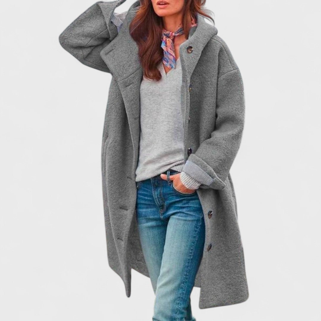 Olivia - Elegante wollen jas