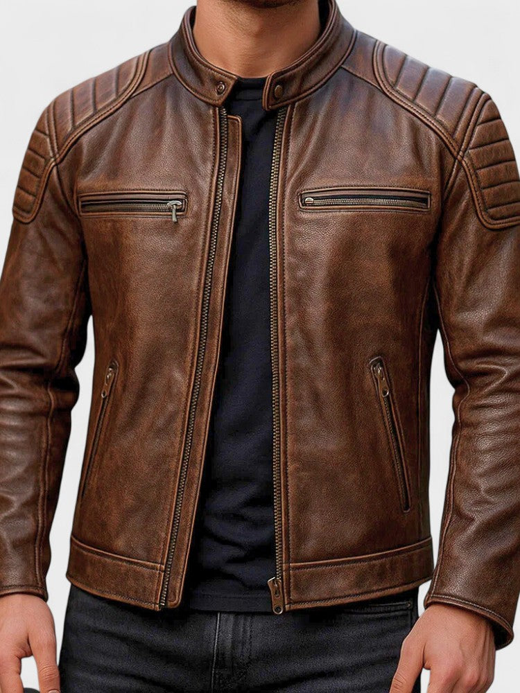 Troels™ | Premium leren jas