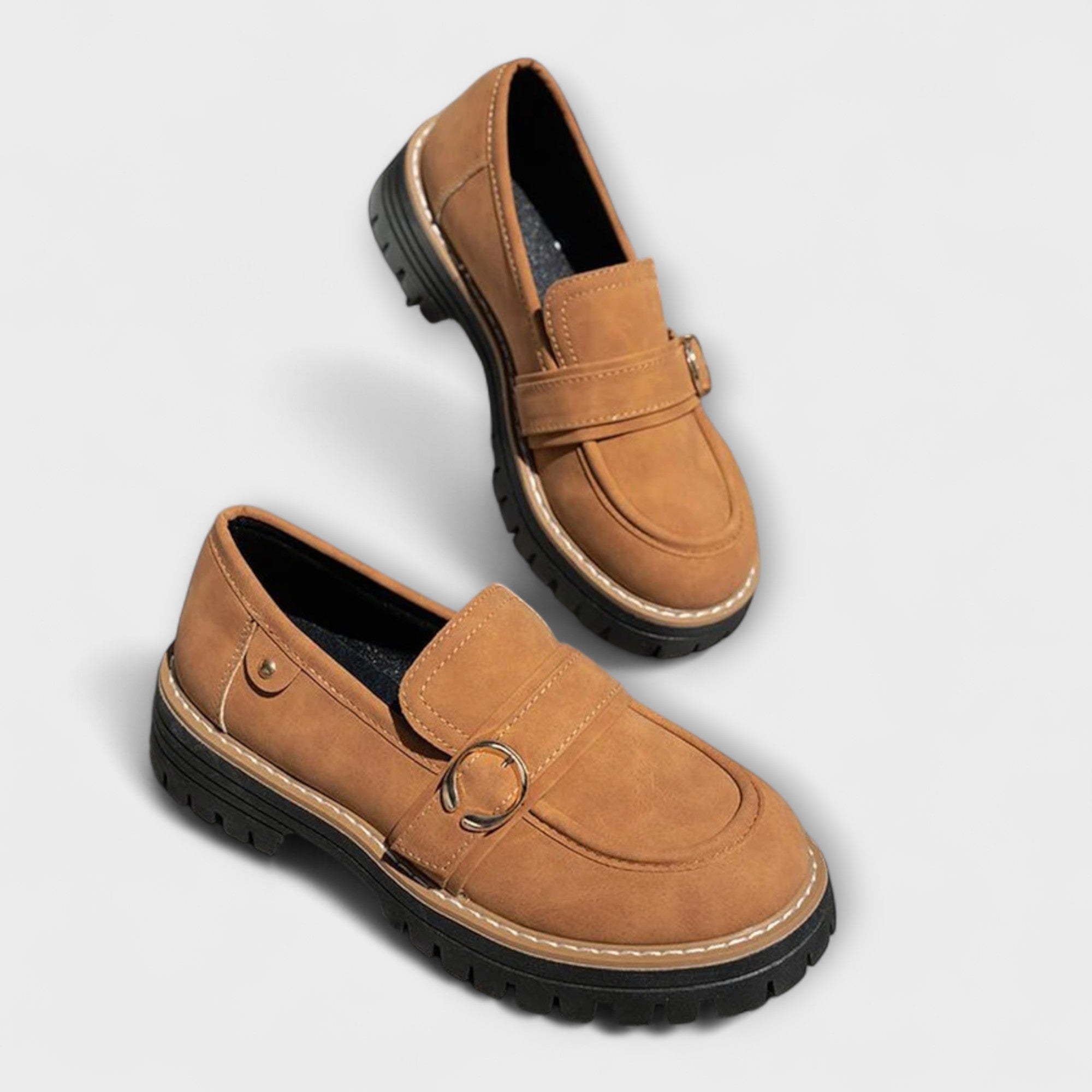 Lora – Comfortabele loafers met ronde neus