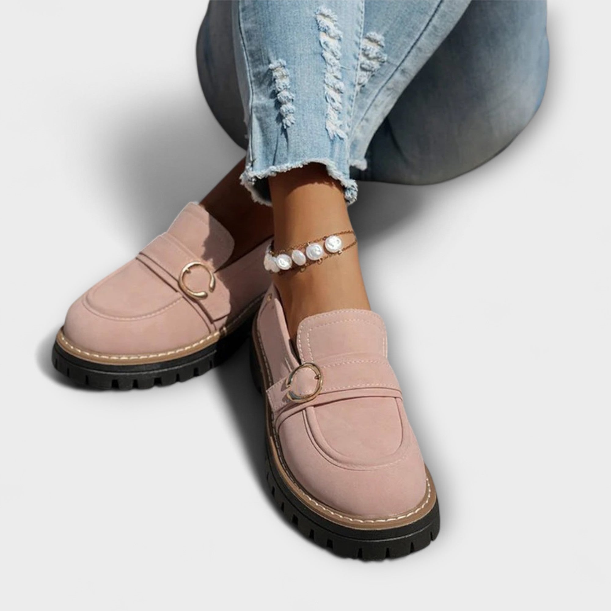Lora – Comfortabele loafers met ronde neus